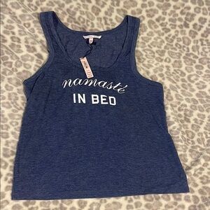 NWT Victoria Secret Sleep Tank Namaste in Bed
